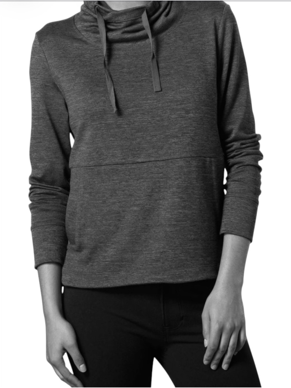 Toad&Co Charcoal Gray Intermezzo X Neck Pullover
